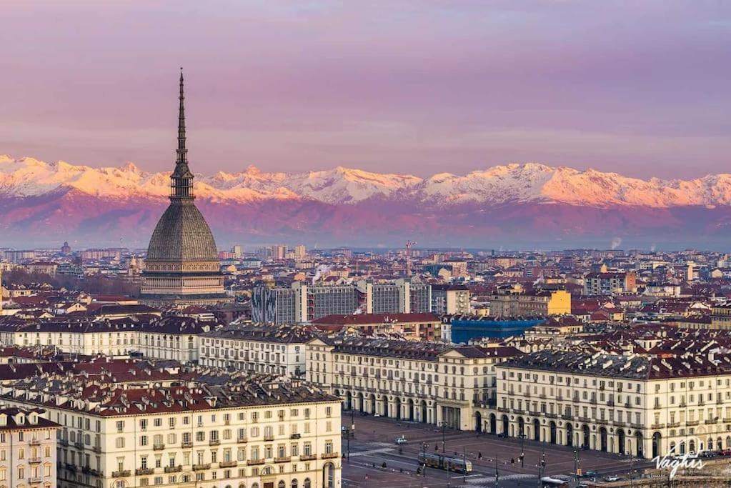 Il Balcone Su Torino - Moderno Con Vista Superga Apartman Kültér fotó